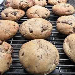 Fantastic cookies! The browned butter and addition of sea salt really bring out the flavor in these cookies. The recipe is a little time-consuming but worth it.