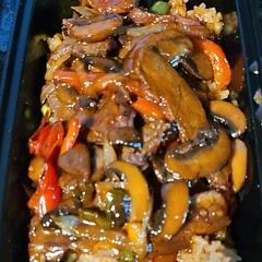 Added some gochujang to the sauce for a little more kick and some extra veggies. Turned out great! 