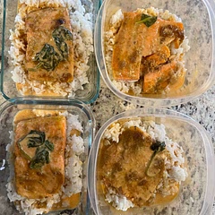 Made it for meal prep- sauce was yummy!