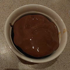 I don't have a microwave, so I put it in the oven at 355°F for 20 minutes and it was so good. I haven't eaten a brownie that good for so long