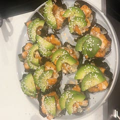 My daughter and her coworkers love them but it was very hard to bite through the seaweed paper. Maybe I should get even Minier muffin pans so I can just be like one bite