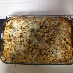 Tastes great definitely doing it again, did my bacon in the oven, and used egg noodles instead of elbow,I think I will try cheddar cheese next time , maybe even add olives for a saltier taste but very very good