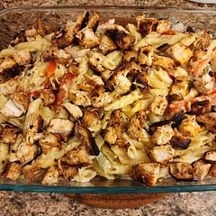 It was great. Followed the recipe exactly but added 2 red peppers and 2 green peppers. Made 8 servings.