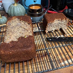 Made a double batch and Added 1 tsp cinnamon and 1/2 tsp pumpkin spice