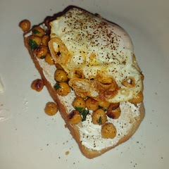 Over fried my egg a little but it tasted great! 