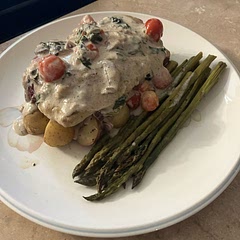 10/10 loving it, i added the seasonings to  flour to dip chicken in and made it a lot crispier