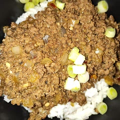Doubled the sauce as seen on others comments as we'll add added some onions too the ground beef