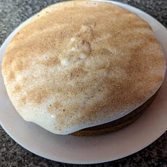 Denser cake than I was expecting but tasty