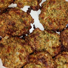 These were an absolute hit with finicky teens! I'll try experimenting with other veg and cheeses. It helped to put all veg in chopper at once to make a uniform blend.