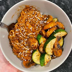 no complaints here! served with some roasted zucchini and mushrooms over rice.