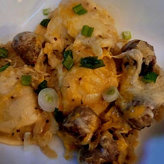 Hubby loved it! Easy to make, I prepared everything in my cast iron skillet and just threw it in the oven. Very good flavor profile!