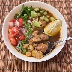 This was crazy good. The toppings were a game changer especially the lime and the cilantro because they added fresh flavor and texture. The soup itself was awesome and so flavorful.