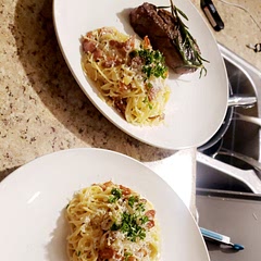 So good. Made it with angel hair instead. 