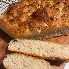 My first time making focaccia and this will be my go to same day recipe always!! So amazing, excited to try different topping but garlic butter with this will be the OG!