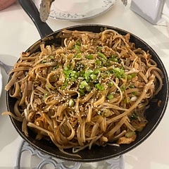 Delicious! Whole family loved it. Added sauteed shrimp and some veggies, would be great with chicken or firm tofu.