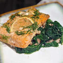 Turned out delicious. Baked it and served it over spinach and mushrooms. Also used lemon Dill butter that I had made the night before. 
