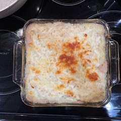 Make the instant potatoes as you cook! Much quicker!