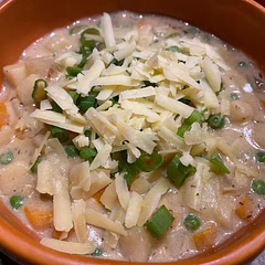 Really good! I cut the recipe in half. I added some celery, and 1/4 tsp of mustard powder. I only used 2 tbs of butter and 2 tbs of flour for the roux. Will make again!