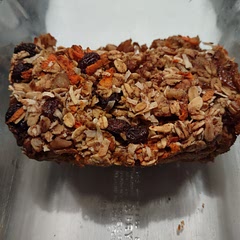 This was very filling and delicious! I added coconut to it too. My husband uses yogurt and a topping and I added milk and ate it like cereal. 8/10
