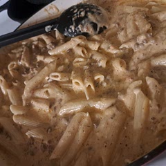 Made with a couple different cheeses