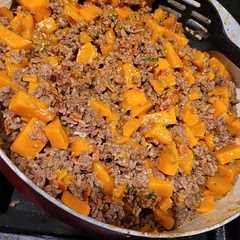 Perfect Sunday meal. Really liked the food combination. Used queso cheese and it tasted great! 