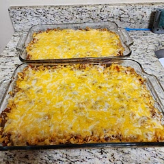 Used Macaroni noodles instead as it's what I had on hand. Also made too much but I tend to do that anyway. 
