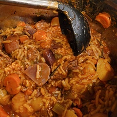 Added some noodles. However think that took some of the "juice". Will try again without noodles. Taste was great.