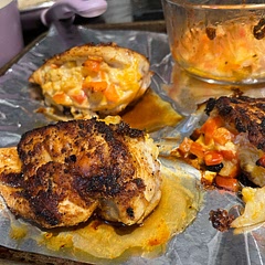 Switched broccoli for cauliflower instead tasty