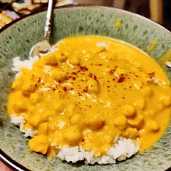 Delicious, a little more runny and I meant to cut down a little on the liquid after reading comments, but I forgot. It's still delicious either way.

Edit: the sauce does thicken up a little once on rice 