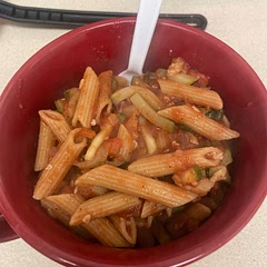 Added cumin and upped the salt, and left out the kidney beans. Really easy and really good, and makes a lot of food.