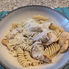 Very tasty but a bit runny for me.  I added pan fried chicken slices and served over pasta with Parmesan on top