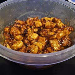 We cooked the sauce until it was golden brown and it had a very smokey sweet and tangy flavor! I loved this recipe so much. Thanks for sharing!