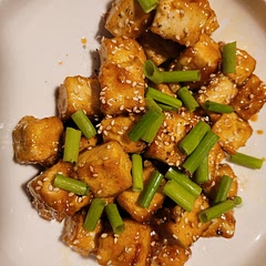 Delicious, my husband made it following the recipe and added sesame seeds :) next time I'll do extra firm tofu instead of firm