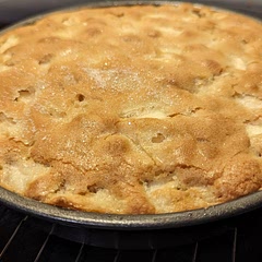 This cake is stuffed to the brim with apples I don't think you could possibly use more apples. I used Old Sam rum because it's the only rum I like. I find it rummy but hubby forgets it has rum in it. Really good!