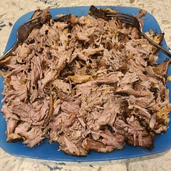 Omg yum. The pic is without sauce & it's delish just like that. Be careful when searing it.  The rub easily burns.