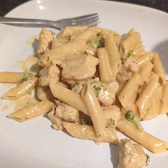 Really enjoyed it I did however cook the pasta and broccoli separate and instead of the broth I added 3 stock pots with the cream towards the end delicious 