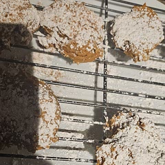 Easy, fluffy, and good. Mine turned out the texture of oatmeal cookies. We added cream cheese topping with ours after I made the test batch. 