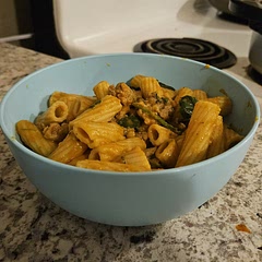 A nice autumn dinner idea. It's a light flavor, so it's very subtle and not overpowering. I'll definitely make this again sometime.