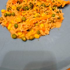 Lovely filling meal, made some rice to go with mixed veg
