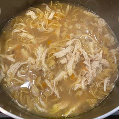 Very good and easy! Classic chicken noodle soup.