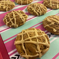 These taste so good! Perfectly soft on the inside while crispy on the outside. Plus, your whole house smells like the holidays while you’re baking. I’d definitely make these again.