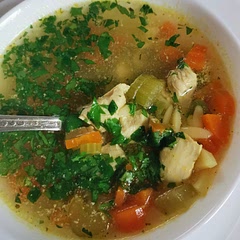 I love it, easy to make 👌
A cut up the chicken for small bites, it was faster for me, I will cook it again for sure 😊