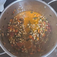 Was a little bland. We added garlic powder, season salt, and red pepper flakes, but this may not have been necessary. The lemmon, parsley, and feta helped. We used peas from our garden.
