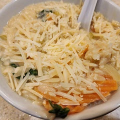 Delicious.  I used 2 cups orzo, could have been hapoy with just 1 cup i think.  Used low sodium veg broth so i had to add a decent amount of salt.  Overall delicious and easy will absolutely make again.
