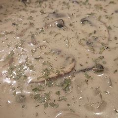 I didnt have Marsala wine, I subbed in water with balsamic vinegar 