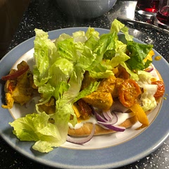 Add lots more red onion