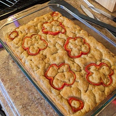 This took about 20 minutes longer than expected and stuck to the pan. Definitely need parchment paper next time.