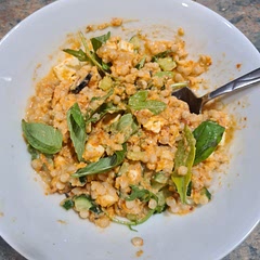 Better texture and flavour mix. Maybe top with some sliced chilli for some spice. Quick, simple and delicious!!