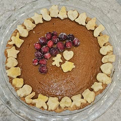 My crust shrank on me a bit but the flavors were really nice! 