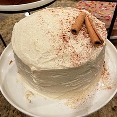 The recipe was really easy to follow and the cake ended up tasting great! Everyone at the party loved it. Not too sweet which was appreciated, and pairs well with some tea. 😉
